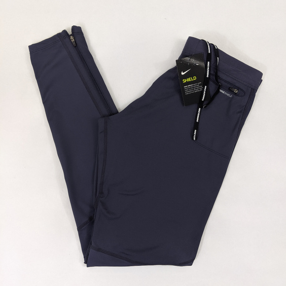 nike shield tech running tights